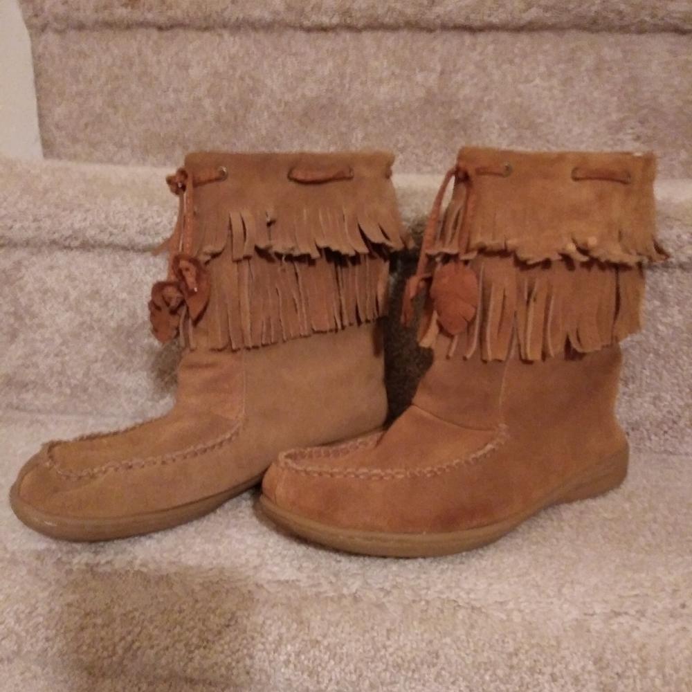 Mocassin tassel Faux interior Boots w/ Tassel